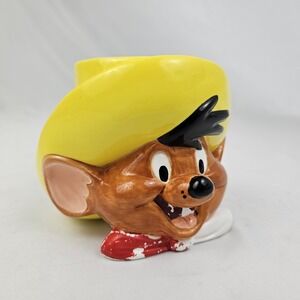 Vintage 1994 Speedy Gonzales Applause Ceramic Mug Warner Bros Looney Tunes